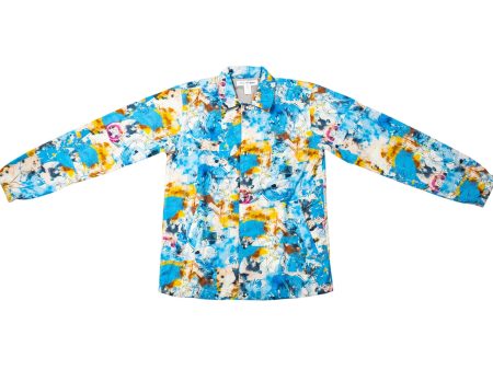 Comme des Garçons SHIRT x Futura Coach Jacket in Blue Fashion