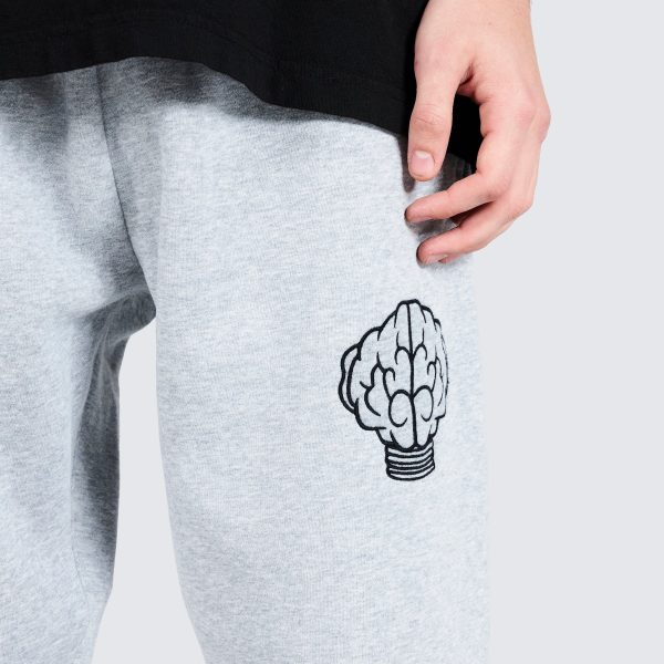 Pleasures NERD Sweatpants in Heather Grey Online