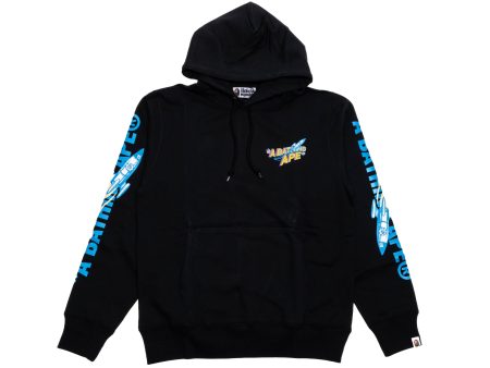 A Bathing Ape Moon Ape Head Pullover Hoodie in Black Cheap