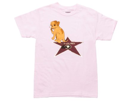 Pleasures Fame T-Shirt in Pink Online now