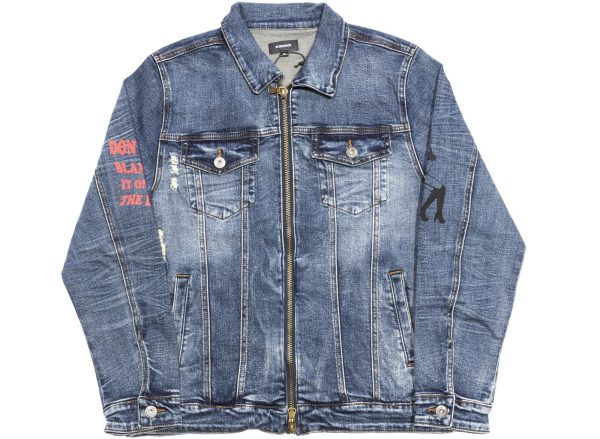 BLUECARATS The D Evils Denim Jacket Online now