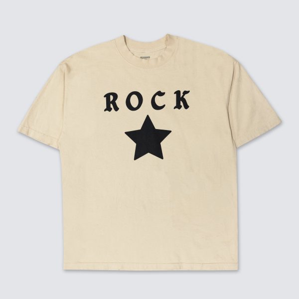 Pleasures Rockstar T-Shirt in Tan Cheap