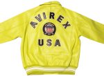 Avirex Icon Jacket in Limeade Cheap