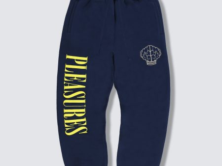 Pleasures NERD Sweatpants in Navy For Sale