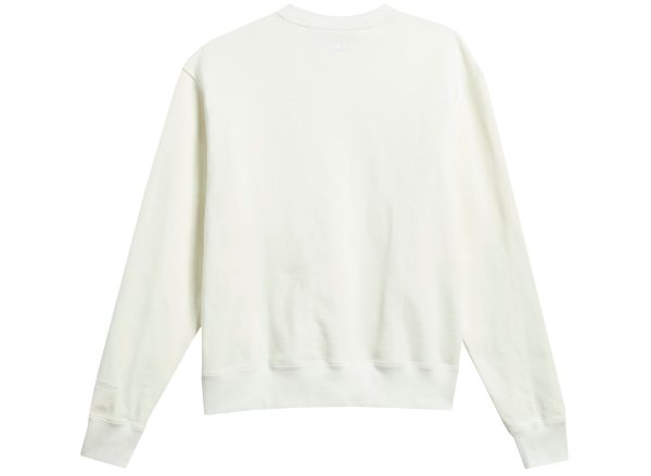 Adidas Pharrell Williams Basics Crewneck in Off White Cheap