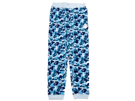 A Bathing Ape ABC Camo Crystal Stone Sweatpants in Blue Fashion