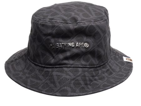 A Bathing Ape Corduroy Monogram Bucket Hat Fashion