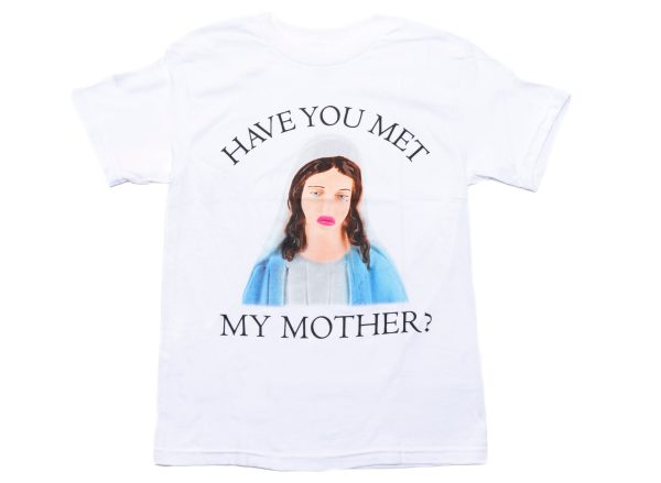 Pleasures Mother T-Shirt in White For Sale