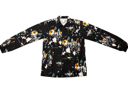 Comme des Garçons SHIRT x Futura Coach Jacket in Black Hot on Sale