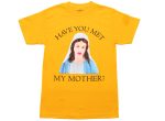 Pleasures Mother T-Shirt in Gold Hot on Sale