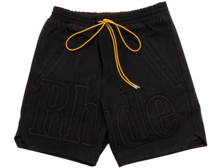 Rhude Embroidered Twill Logo Shorts Sale