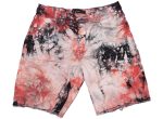 Purple Brand Red Tie Dye Monogram Shorts Online