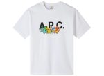 A.P.C. x Pokemon The Crew H T-Shirt in White Fashion