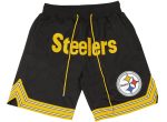 Mitchell & Ness x Just Don Championship Steelers Shorts For Sale