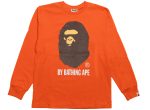 A Bathing Ape by Bathing Ape L S Tee in Orange Online now