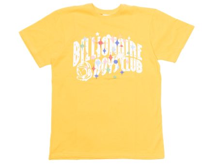 BBC Arch Burst S S Tee in Yellow Online Sale