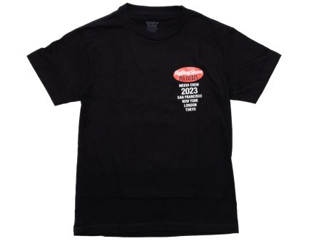 Pleasures Rolling Stone T-Shirt in Black Fashion