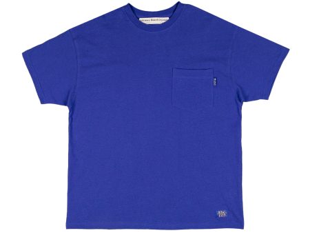 Advisory Board Crystals Abc. 123. Short Sleeve Pocket Tee in Sapphire Supply