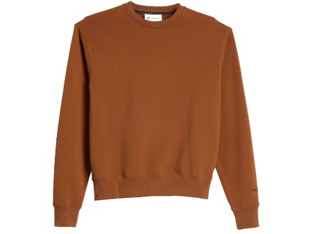 Adidas Pharrell Williams Humanrace Basics Crewneck in Wild Brown Online now