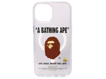 A Bathing Ape iPhone 15 Clear Case For Discount