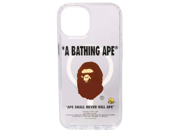 A Bathing Ape iPhone 15 Clear Case For Discount