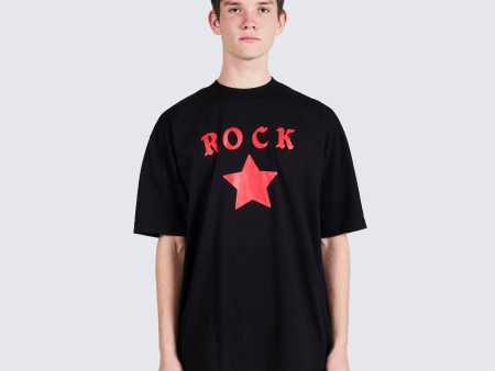 Pleasures Rockstar T-Shirt in Black Online Hot Sale