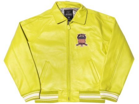 Avirex Icon Jacket in Limeade Cheap