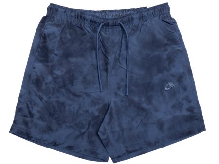 Nike Sportswear Move To Zero Tie Dye Blue and Black Shorts Sale