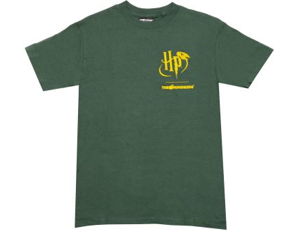 The Hundreds x Harry Potter Hogwarts Tee in Green Hot on Sale