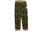 A Bathing Ape ABC Camo Crystal Stone Sweatpants in Green Hot on Sale