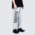 Pleasures NERD Sweatpants in Heather Grey Online