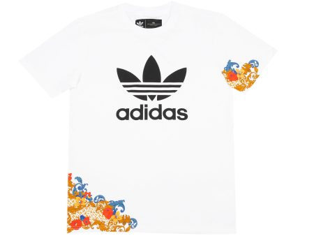 HER Studio London x adidas Floral Women s T-Shirt in White Hot on Sale