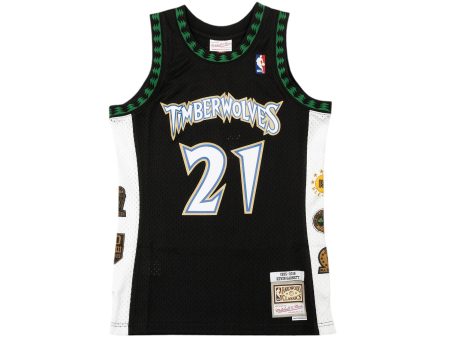 Mitchell & Ness NBA Swingman Kevin Garnett 95 Timberwolves Jersey Discount