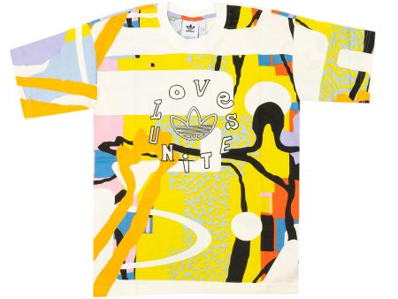 Adidas Love Unites All-Over Print Tee For Sale