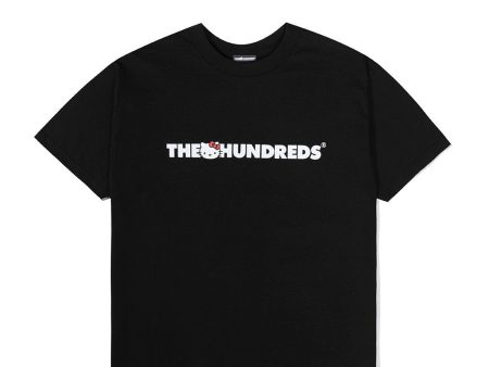 The Hundreds x Sanrio Kitty Bar Logo T-Shirt in Black Online Sale