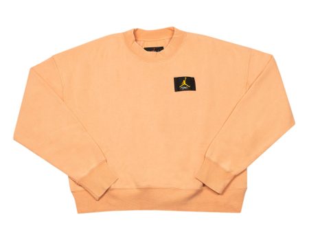 Women s Jordan Flight Fleece Crewneck in Apricot For Cheap