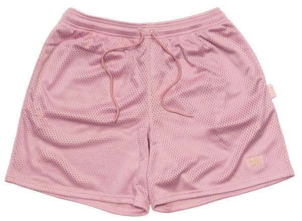 Advisory Board Crystals Abc. 123. Mesh Shorts in Morganite Online Hot Sale