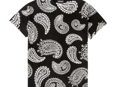 The Hundreds x Joshua Vides Paisley T-Shirt in Black Supply