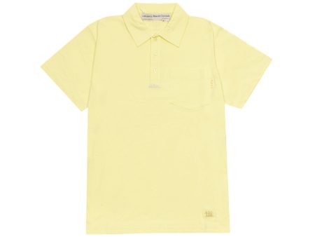 Advisory Board Crystals Abc. 123 Short Sleeve Polo Shirt in Sulphur Online Hot Sale