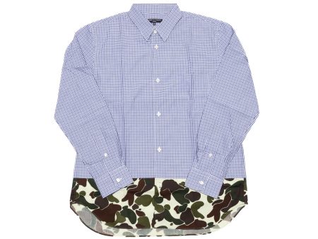 Comme des Garçons HOMME Camo Button Up Online Hot Sale