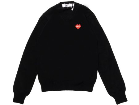 Comme des Garçons Play x Invader V Neck Pullover Sale