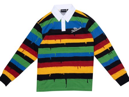 The Hundreds Spray Drip L S Rugby Supply