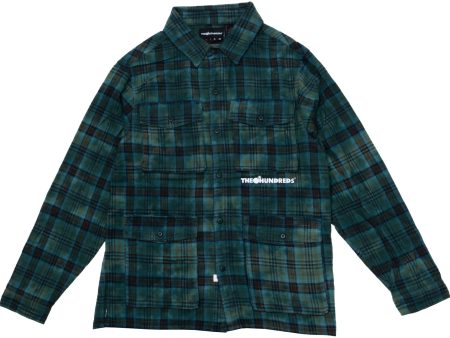 The Hundreds Bagger Button-Up in Forest Green Supply