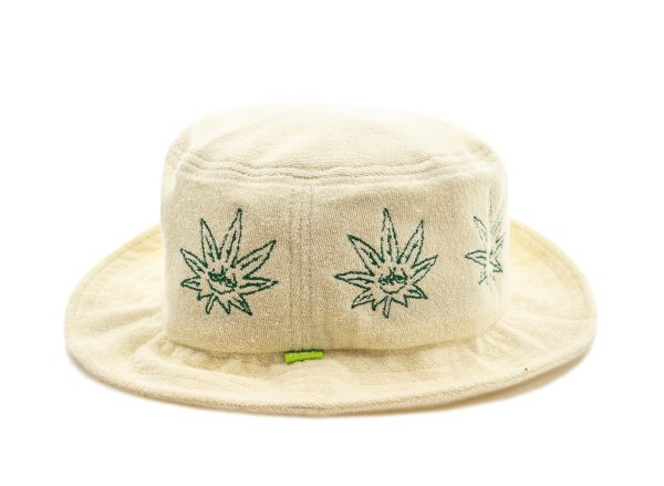 HUF Green Buddy Terry Cloth Bucket Hat For Sale