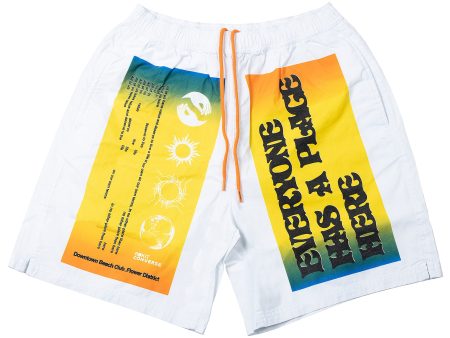 Rokit x Converse Shorts in White For Sale