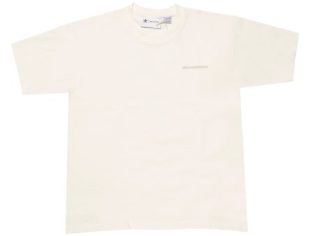 Adidas Pharrell Williams Basics Tee in Off White For Discount