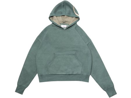 Rhude Script Logo Knit Hoodie Cheap