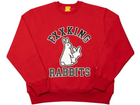 Fucking Rabbits College Icon Sweatshirt in Red For Cheap