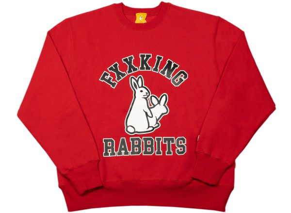 Fucking Rabbits College Icon Sweatshirt in Red For Cheap