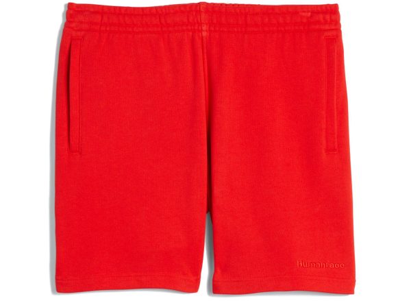 Adidas Pharrell Williams Basics Shorts in Vivid Red Supply